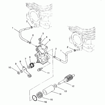 OIL PUMP ASSEMBLY SPORT / 0930443 (4922942294031A)