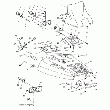 HOOD ASSEMBLY CLASSIC / 0930864 and  CLASSIC TOURING / 0930865 (4922952295009A)