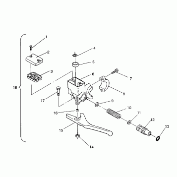 MASTER CYLINDER ASSEMBLY CLASSIC / 0930864 and  CLASSIC TOURING / 0930865 (4922952295014A)
