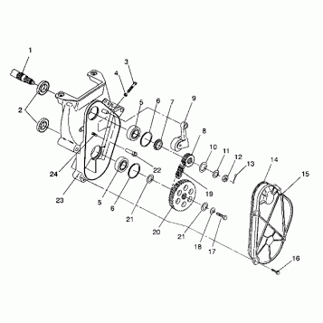CHAINCASE ASSEMBLY CLASSIC / 0930864 (4922952295021A)