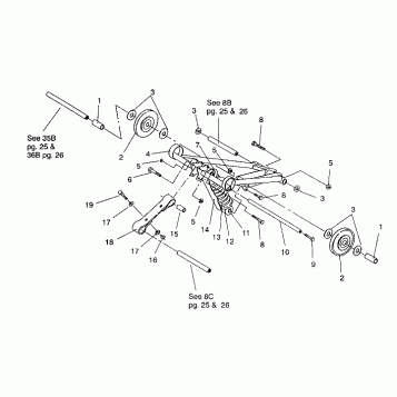 FRONT TORQUE ARM ASSEMBLY CLASSIC / 0930864 and  CLASSIC TOURING / 0930865 (4922952295027A)