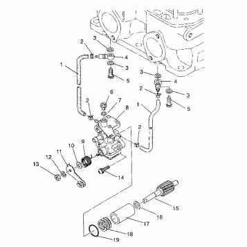 OIL PUMP ASSEMBLY CLASSIC / 0930864 and  CLASSIC TOURING / 0930865 (4922952295040A)