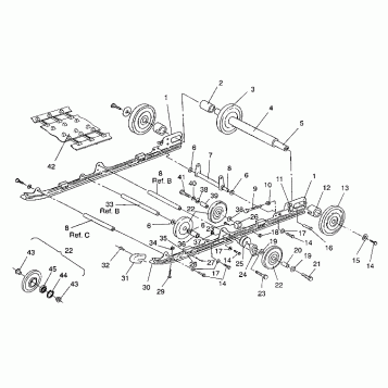 SUSPENSION ASSEMBLY 500 EFI/0930674 (4922962296019A)