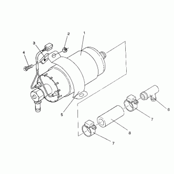 FUEL PUMP 500 EFI/0930674 and  500 EFI SKS/0930574 (4922962296034A)