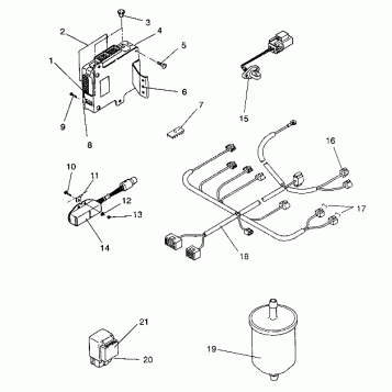 EFI PARTS 500 EFI / 0930674 and  500 EFI SKS / 0930574 (4922962296038A)