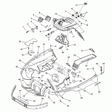 NOSEPAN and CONSOLE ASSEMBLY LITE/0933433,STARLITE/0933427 and  LITE DELUXE (4922972297003A)