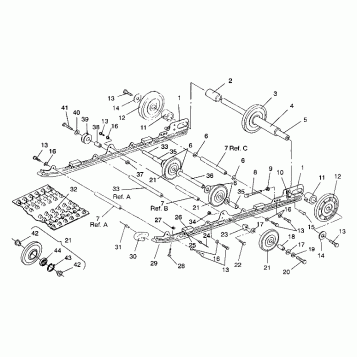 SUSPENSION ASSEMBLY LITE/0933433,STARLITE/0933427 and  LITE DELUXE/0933431 (4922972297016A)