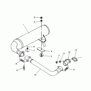 EXHAUST SYSTEM STARLITE / 0933427 (4922972297024A)