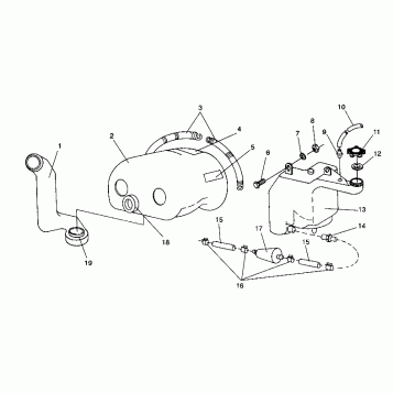 OIL TANK/AIR BOX ASSEMBLY LITE/0933433 and  LITE DELUXE/0933431 (4922972297025A)