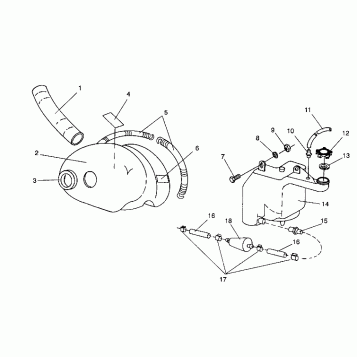 OIL TANK/AIR BOX ASSEMBLY STARLITE/0933427 (4922972297026A)