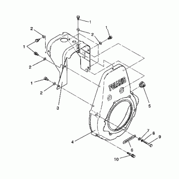 BLOWER HOUSING ASSEMBLY STARLITE/0933427 (4922972297041A)