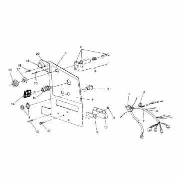 CONSOLE WIDETRAK / 0932064 (4922982298009A)