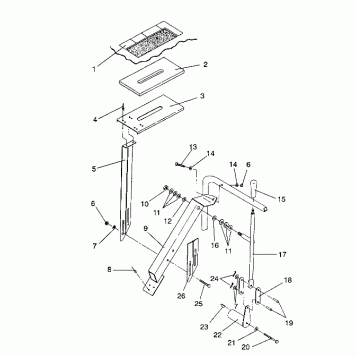 SHIFT LINKAGE ASSEMBLY WIDETRAK / 0932064 (4922982298029A)