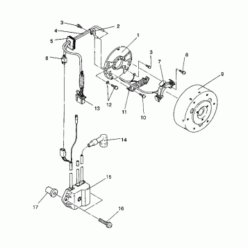 MAGNETO ASSEMBLY WIDETRAK / 0932064 (4922982298037A)