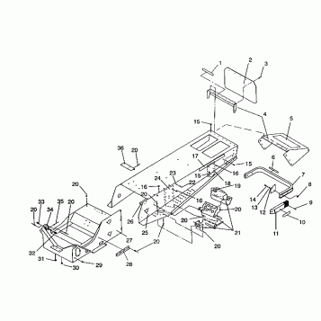 TUNNEL ASSEMBLY RXL / 0930768 and RXL SKS / 0930568 (4922992299001A)