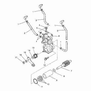 OIL PUMP ASSEMBLY RXL / 0930768 and RXL SKS / 0930568 (4922992299034A)