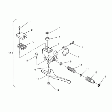 MASTER CYLINDER ASSEMBLY XLT/0930767,XLT SP/0930667 &  XLT SKS/0930567 (4923012301010A)