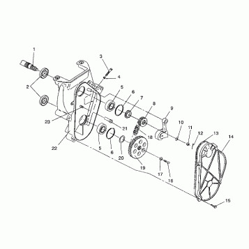 CHAINCASE ASSEMBLY XLT/0930767,XLT SP/0930667 &  XLT SKS/0930567 (4923012301017A)