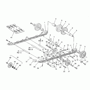 SUSPENSION ASSEMBLY XLT SP/0930667 (4923012301020A)