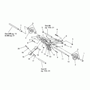 FRONT TORQUE ARM ASSEMBLY XLT/0930767 & XLT SKS/0930567 (4923012301023A)