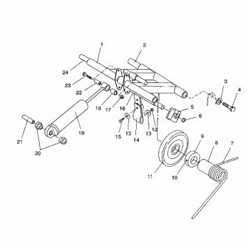 REAR TORQUE ARM ASSEMBLY XLT SP/0930667 (4923012301024A)