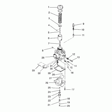 CARBURETOR ASSEMBLY XLT/0930767,XLT SP/0930667 &  XLT SKS/09305673 (4923012301036A)