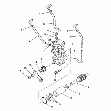 OIL PUMP ASSEMBLY XLT/0930767,XLT SP/0930667 &  XLT SKS/0930567 (4923012301038A)