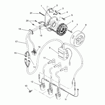MAGNETO ASSEMBLY XLT/0930767, XLT SP/0930667 & XLT SKS/09305673 (4923012301039A)