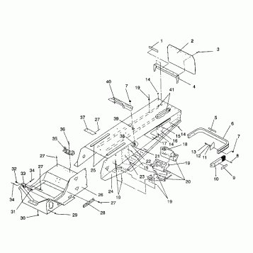 TUNNEL ASSEMBLY 440 XCR / 0931760 (4923022302001A)