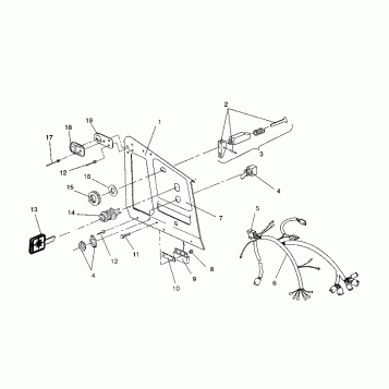 CONSOLE 440 XCR / 0931760 (4923022302009A)