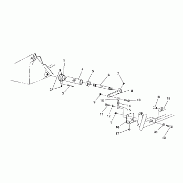 TORSION BAR ASSEMBLY 440 XCR / 0931760 (4923022302013A)