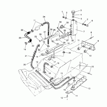 COOLING SYSTEM 440 XCR / 0931760 (4923022302014A)