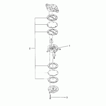 FUEL PUMP 440 XCR / 0931760 (4923022302034A)