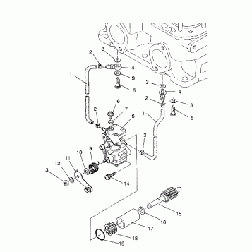 OIL PUMP ASSEMBLY 440 XCR / 0931760 (4923022302035A)