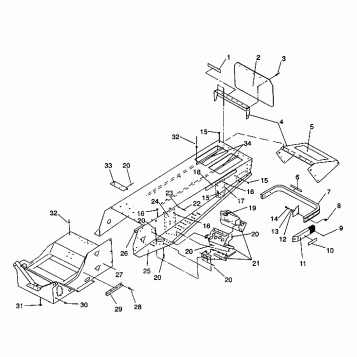 TUNNEL ASSEMBLY Storm/0932770 and Storm SKS/0932570 (4923032303001A)