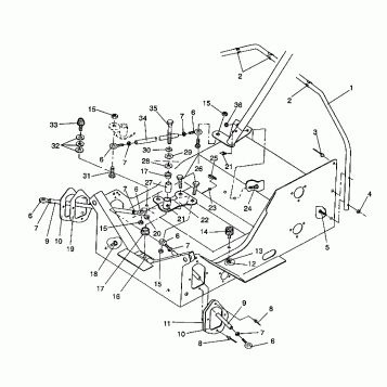 STEERING ASSEMBLY Storm/0932770 and Storm SKS/0932570 (4923032303015A)
