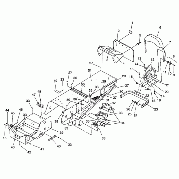 TUNNEL ASSEMBLY TRAIL DELUXE / 0930243 (4923222322001A)
