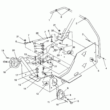 STEERING ASSEMBLY TRAIL/0930761 and  TRAIL DELUXE/0930243 (4923222322016A)