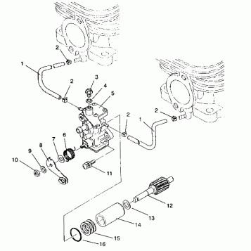 OIL PUMP ASSEMBLY TRAIL/0930761 and  TRAIL DELUXE/0930243 (4923222322039A)