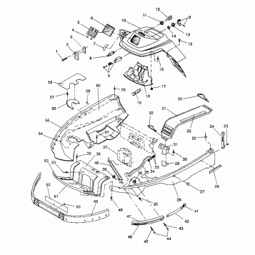NOSEPAN and CONSOLE ASSEMBLY LITE GT/0933133 and STARLITE GT/0933127 (4923232323003A)