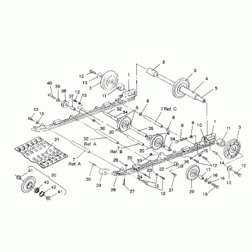 SUSPENSION ASSEMBLY LITE GT/0933133 and  STARLITE GT/0933127 (4923232323016A)