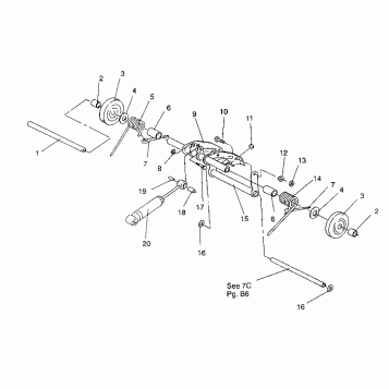 REAR TORQUE ARM ASSEMBLY LITE GT/0933133 and STARLITE GT/0933127 (4923232323018A)