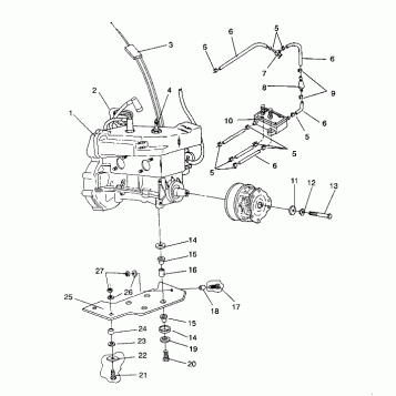 ENGINE MOUNTING LITE GT / 0933133 (4923232323021A)