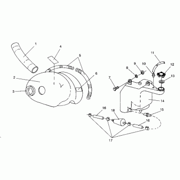 OIL TANK / AIR BOX ASSEMBLY STARLITE GT / 0933127 (4923232323026A)