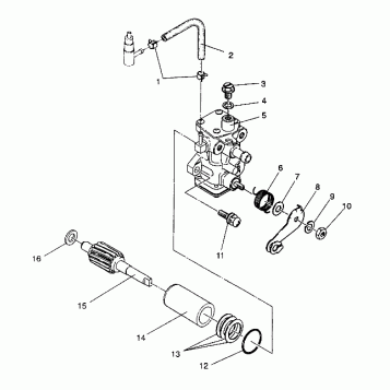 OIL PUMP ASSEMBLY STARLITE GT / 0933127 (4923232323035A)