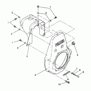 BLOWER HOUSING ASSEMBLY STARLITE GT/0933127 (4923232323040A)