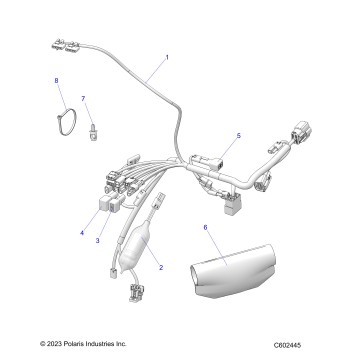 ELECTRICAL, HARNESS, MAIN WIRE - S25CED5TSL/TSU (C602445)