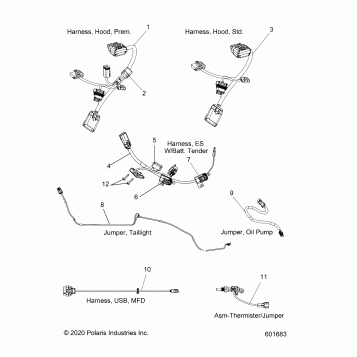 ELECTRICAL, JUMPERS/WIRE HARNESS - S21EKP8RS ALL OPTIONS (601683)