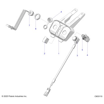 ELECTRICAL, CONSOLE SWITCH - S26TLF9FSL (C603110)