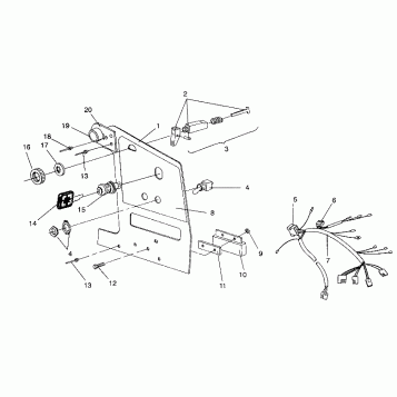 CONSOLE WIDETRAK GT / X932061 (4924722472009A)